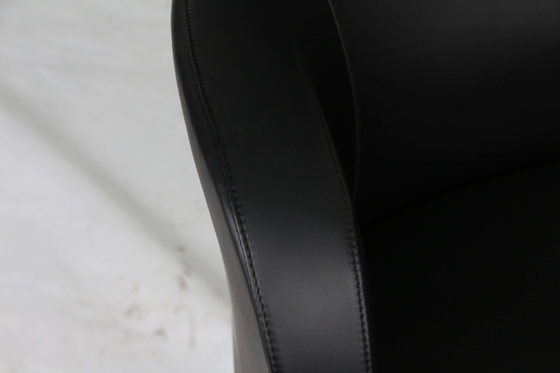 Adjustable Ergonomic Office Leather Chair 60mm PU Caster SGS