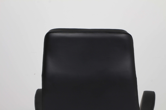 Adjustable Ergonomic Office Leather Chair 60mm PU Caster SGS